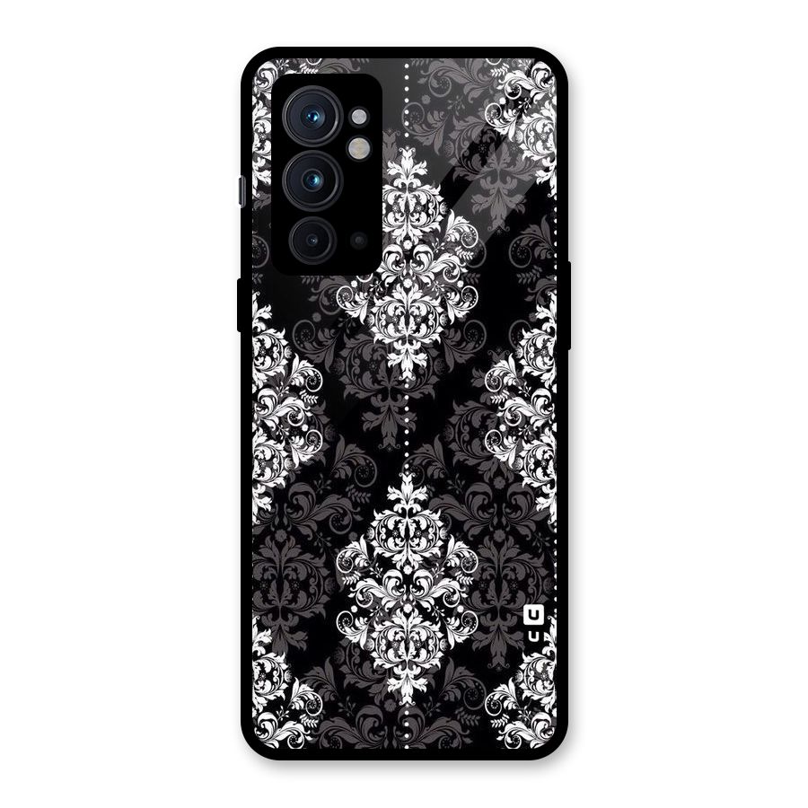 Beautiful Grey Pattern Glass Back Case for OnePlus 9RT 5G
