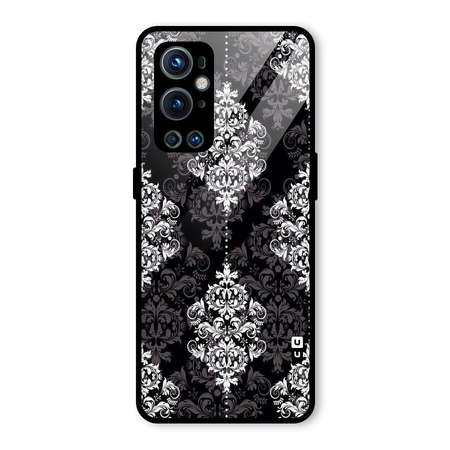 Beautiful Grey Pattern Glass Back Case for OnePlus 9 Pro