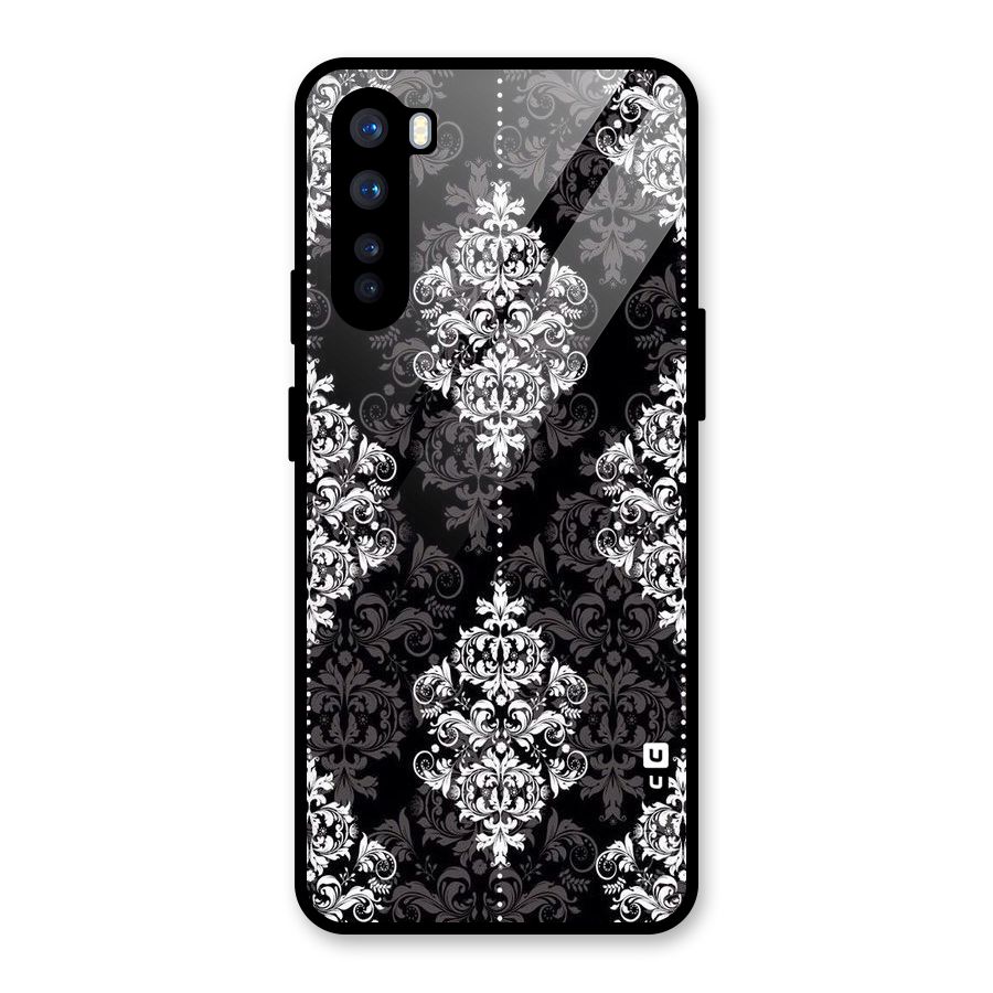 Beautiful Grey Pattern Glass Back Case for OnePlus Nord