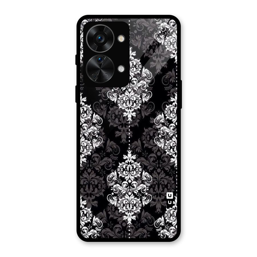 Beautiful Grey Pattern Glass Back Case for OnePlus Nord 2T