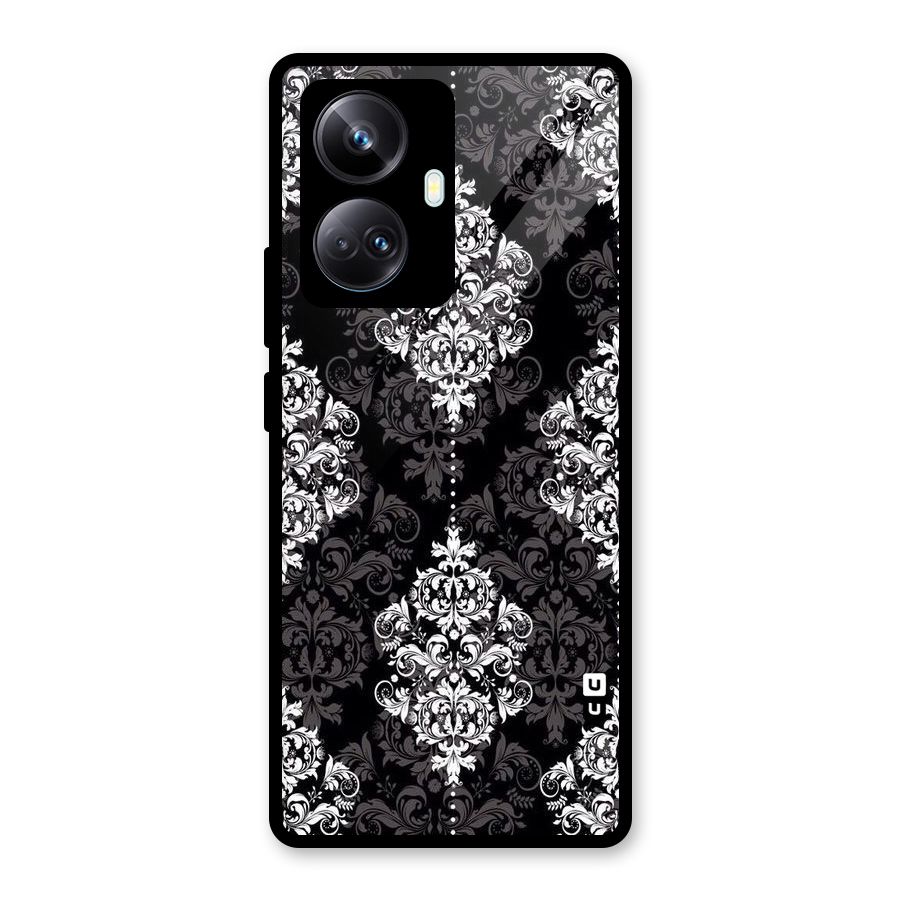 Beautiful Grey Pattern Glass Back Case for Realme 10 Pro Plus