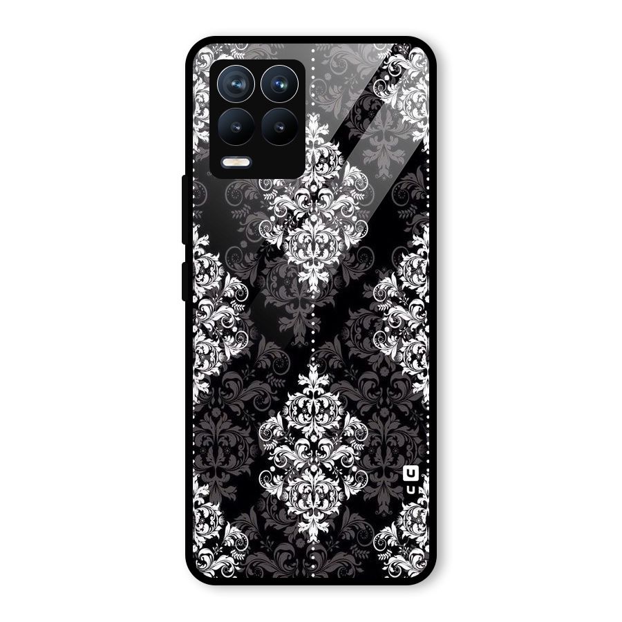 Beautiful Grey Pattern Glass Back Case for Realme 8 Pro