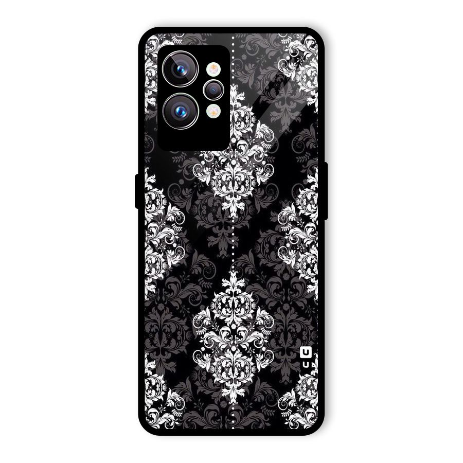 Beautiful Grey Pattern Glass Back Case for Realme GT2 Pro