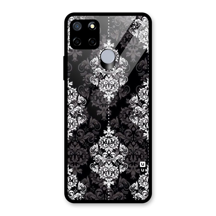 Beautiful Grey Pattern Glass Back Case for Realme Narzo 20