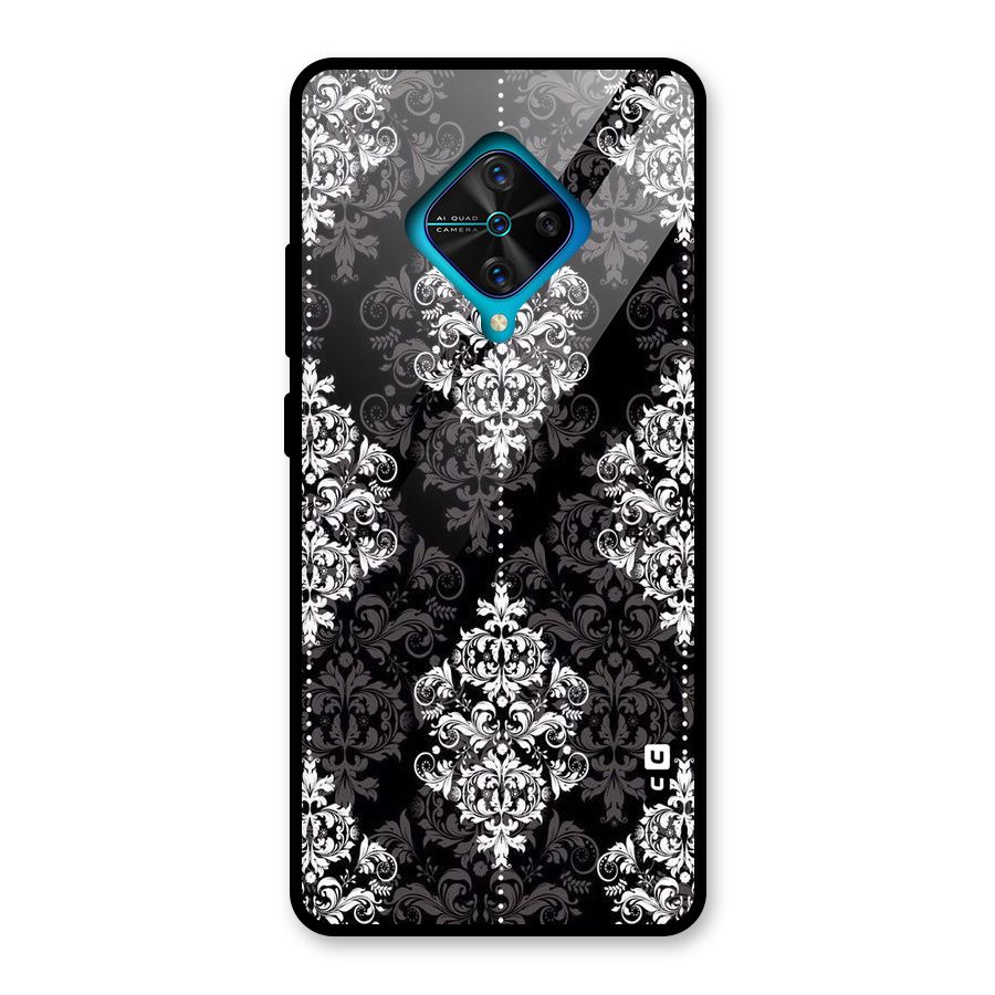 Beautiful Grey Pattern Glass Back Case for Vivo S1 Pro