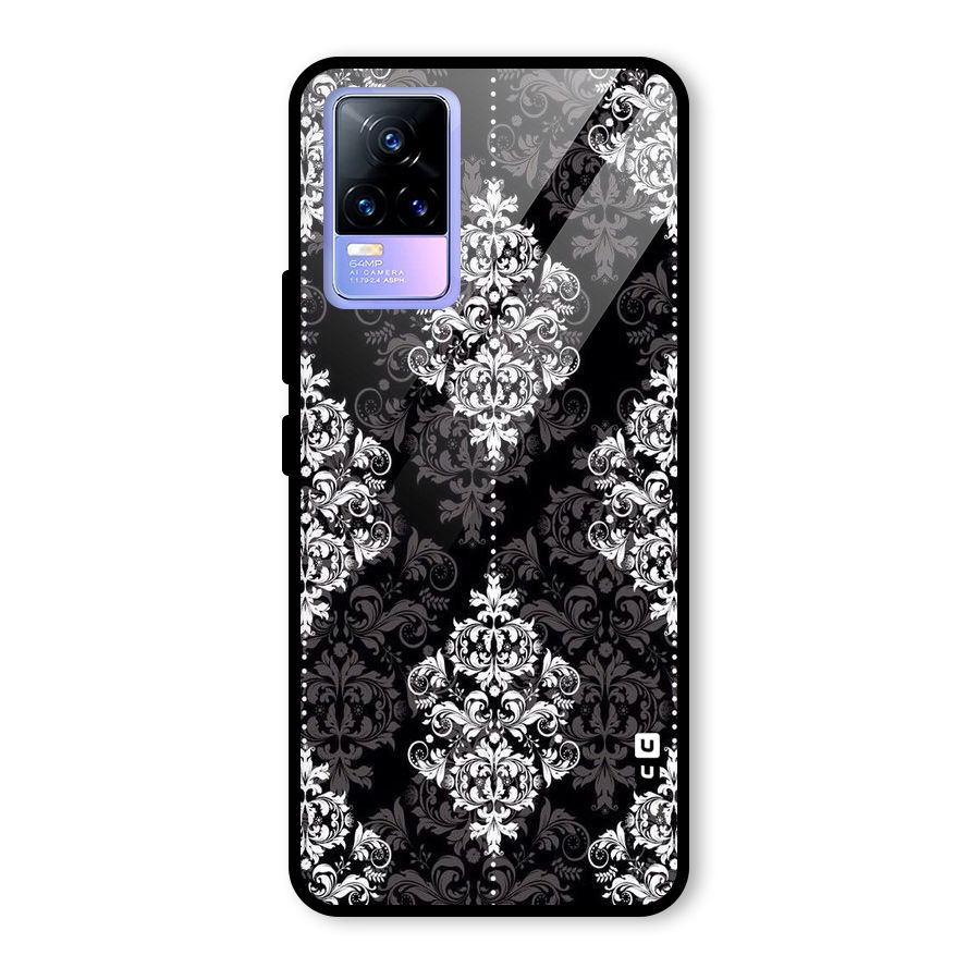 Beautiful Grey Pattern Glass Back Case for Vivo Y73