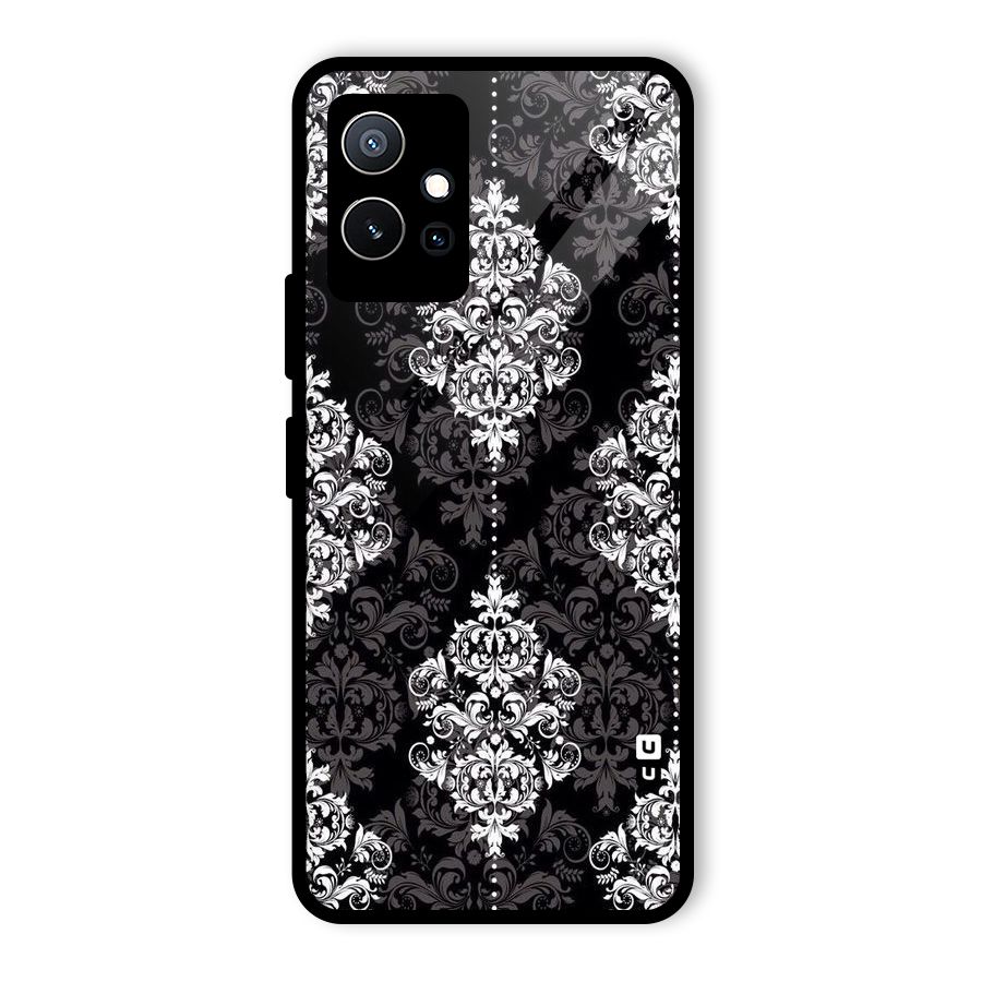 Beautiful Grey Pattern Glass Back Case for Vivo Y75 5G