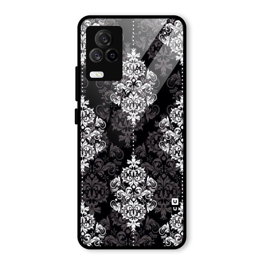 Beautiful Grey Pattern Glass Back Case for Vivo iQOO 7 Legend 5G