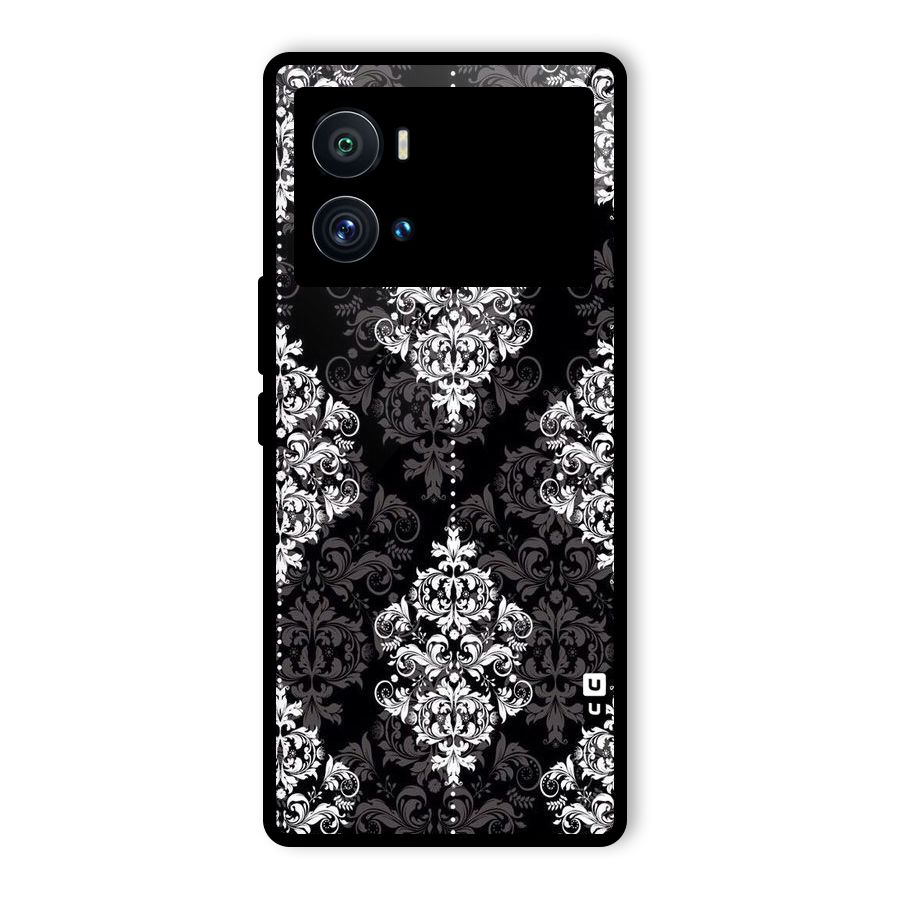 Beautiful Grey Pattern Glass Back Case for Vivo iQOO 9 Pro