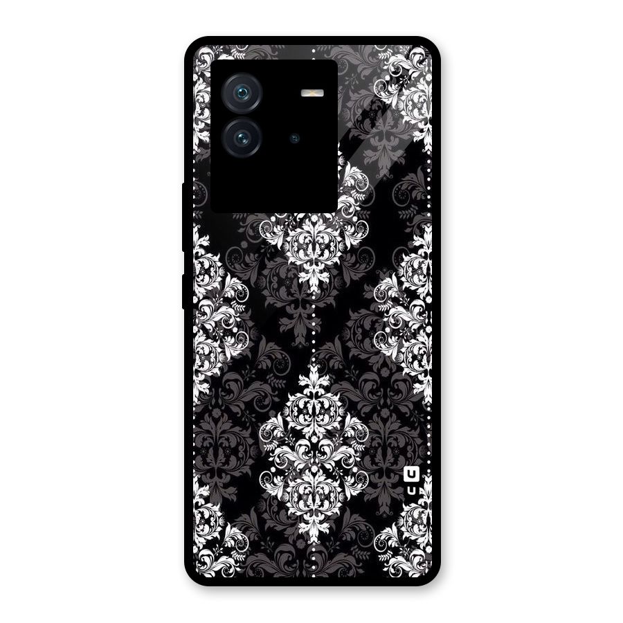 Beautiful Grey Pattern Glass Back Case for Vivo iQOO Neo 6 5G