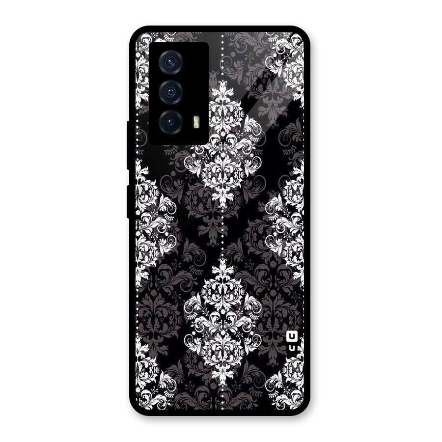 Beautiful Grey Pattern Glass Back Case for Vivo iQOO Z5