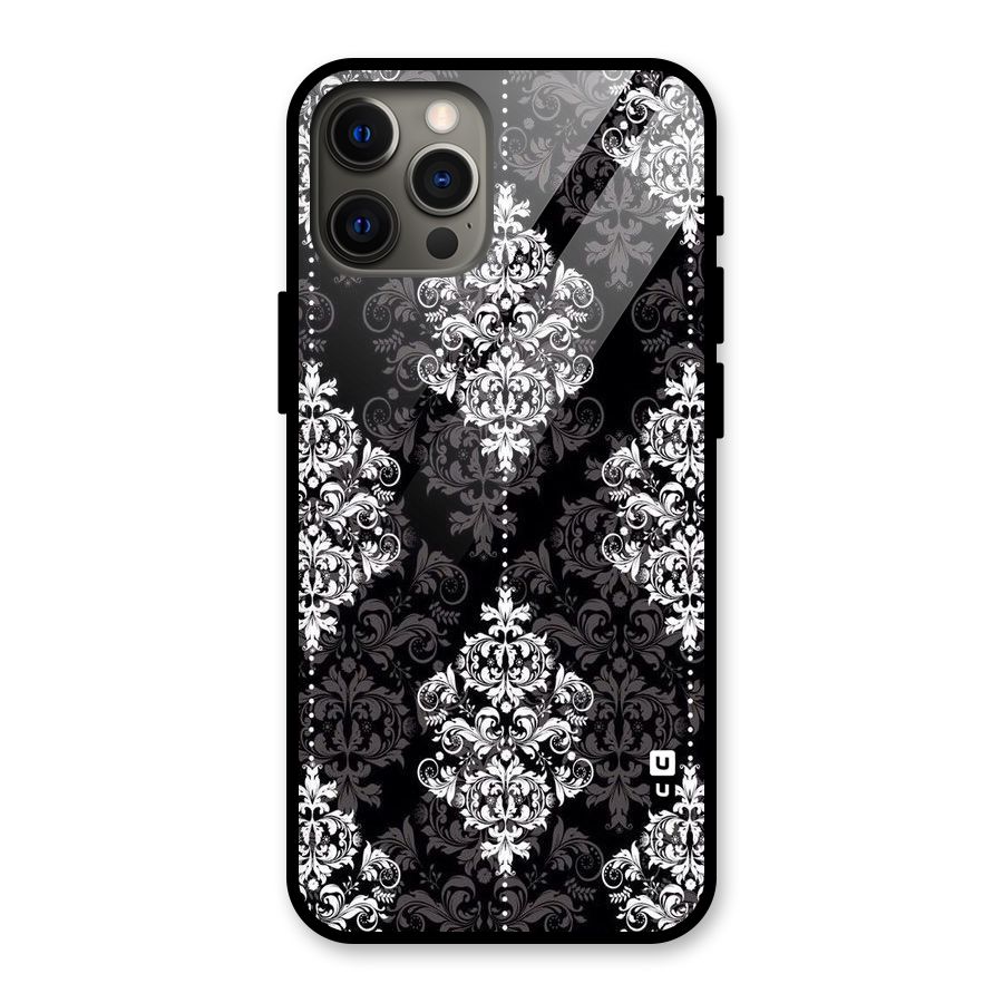 Beautiful Grey Pattern Glass Back Case for iPhone 12 Pro Max
