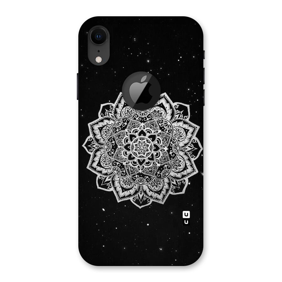 Beautiful Mandala Design Back Case for iPhone XR Logo Cut
