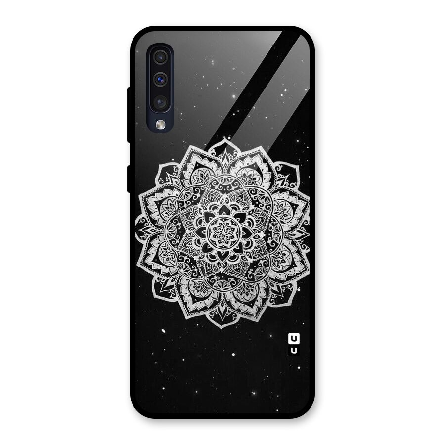 Beautiful Mandala Design Glass Back Case for Galaxy A30s