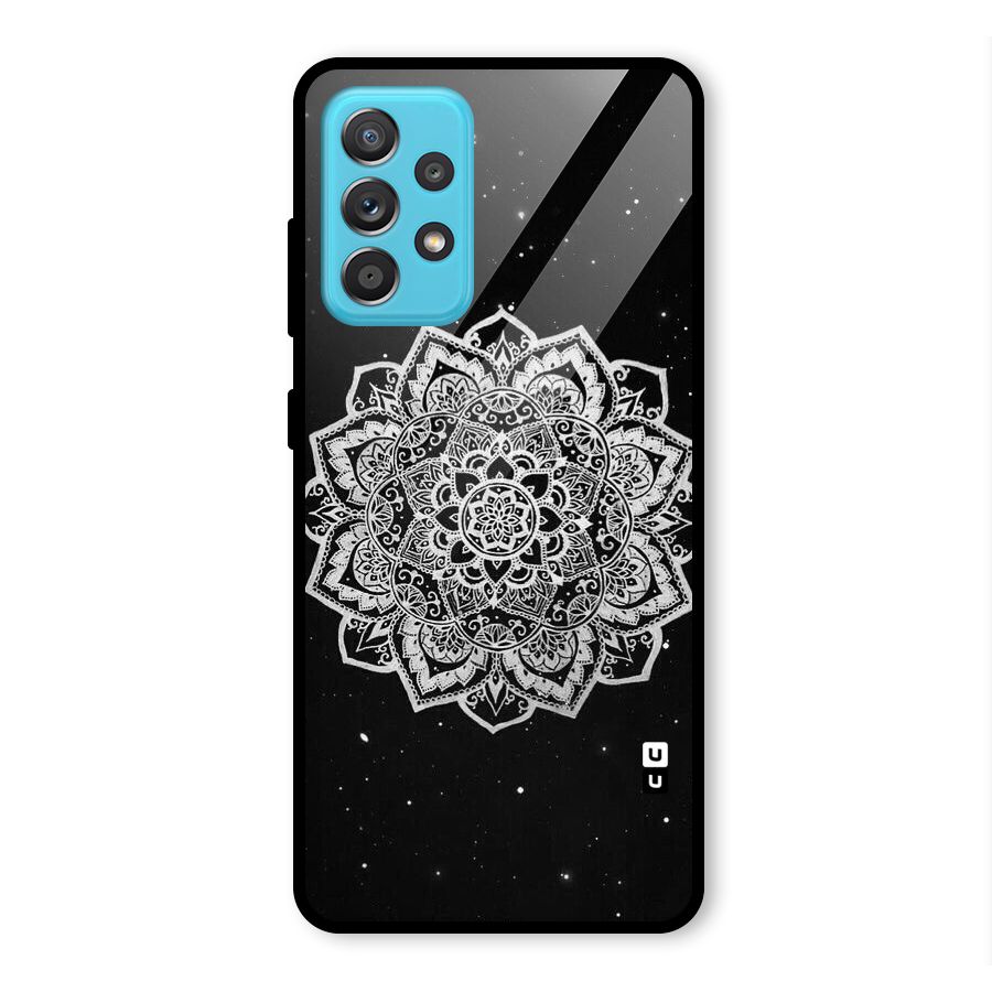Beautiful Mandala Design Glass Back Case for Galaxy A52s 5G
