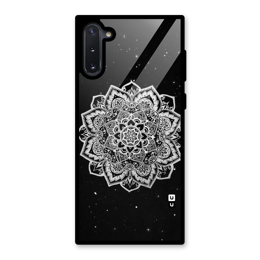 Beautiful Mandala Design Glass Back Case for Galaxy Note 10
