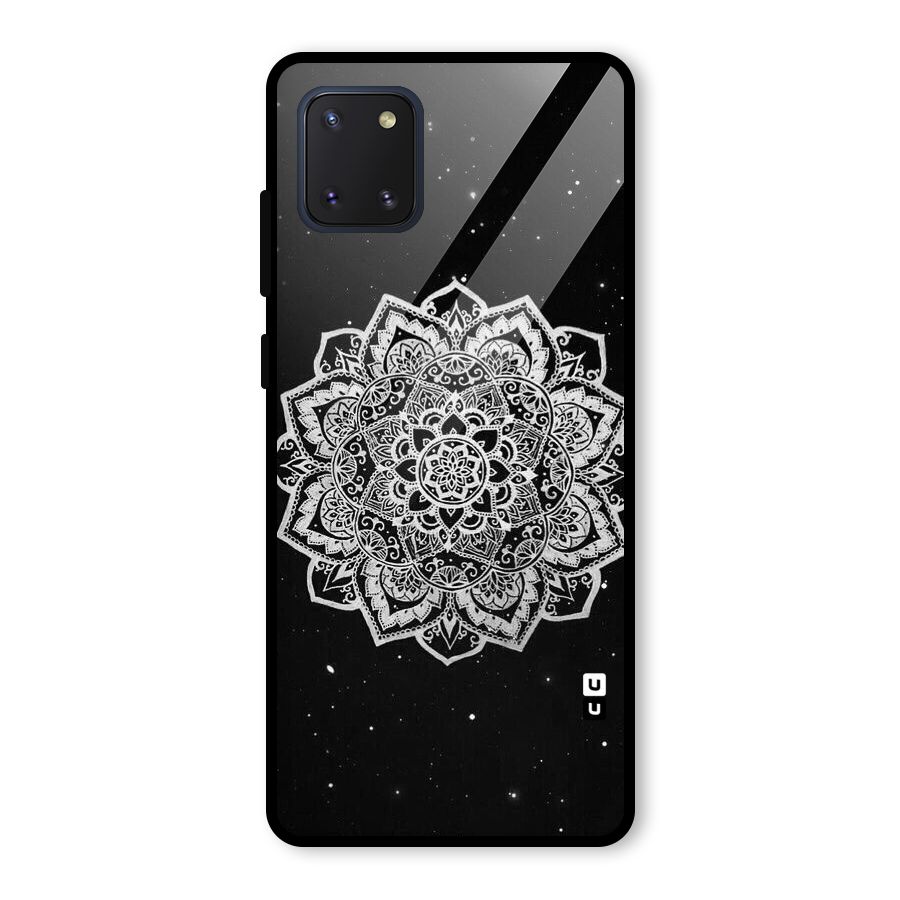 Beautiful Mandala Design Glass Back Case for Galaxy Note 10 Lite