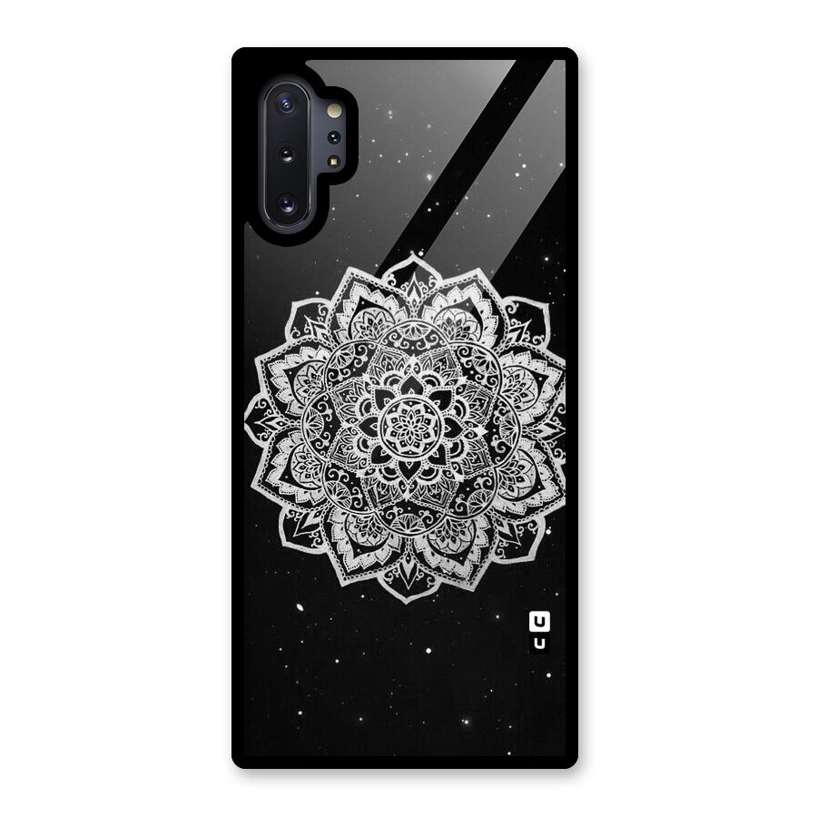 Beautiful Mandala Design Glass Back Case for Galaxy Note 10 Plus