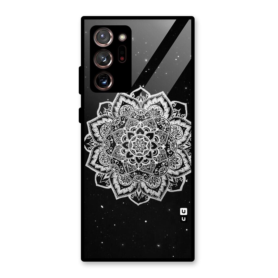 Beautiful Mandala Design Glass Back Case for Galaxy Note 20 Ultra