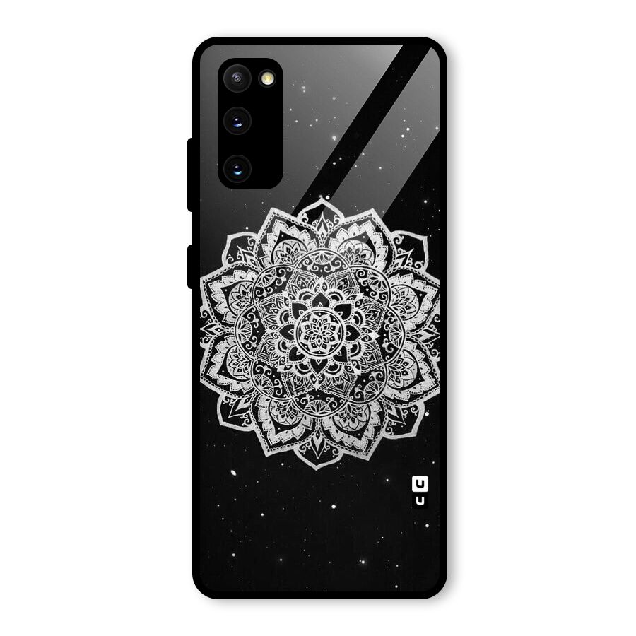 Beautiful Mandala Design Glass Back Case for Galaxy S20 FE