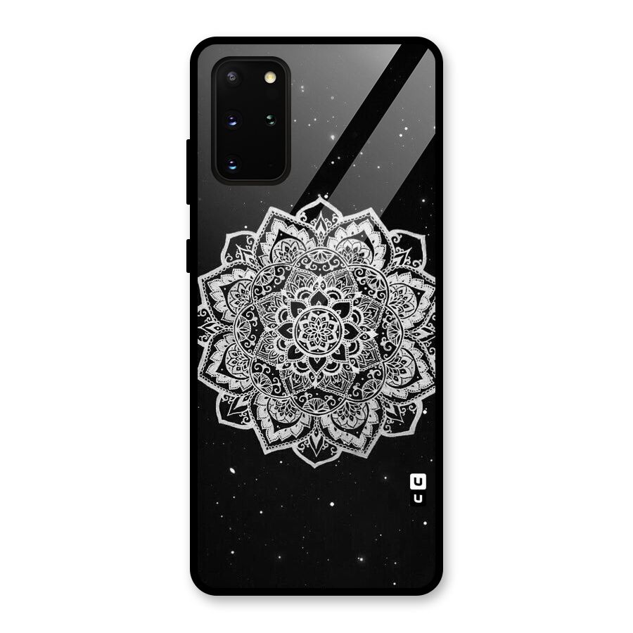 Beautiful Mandala Design Glass Back Case for Galaxy S20 Plus