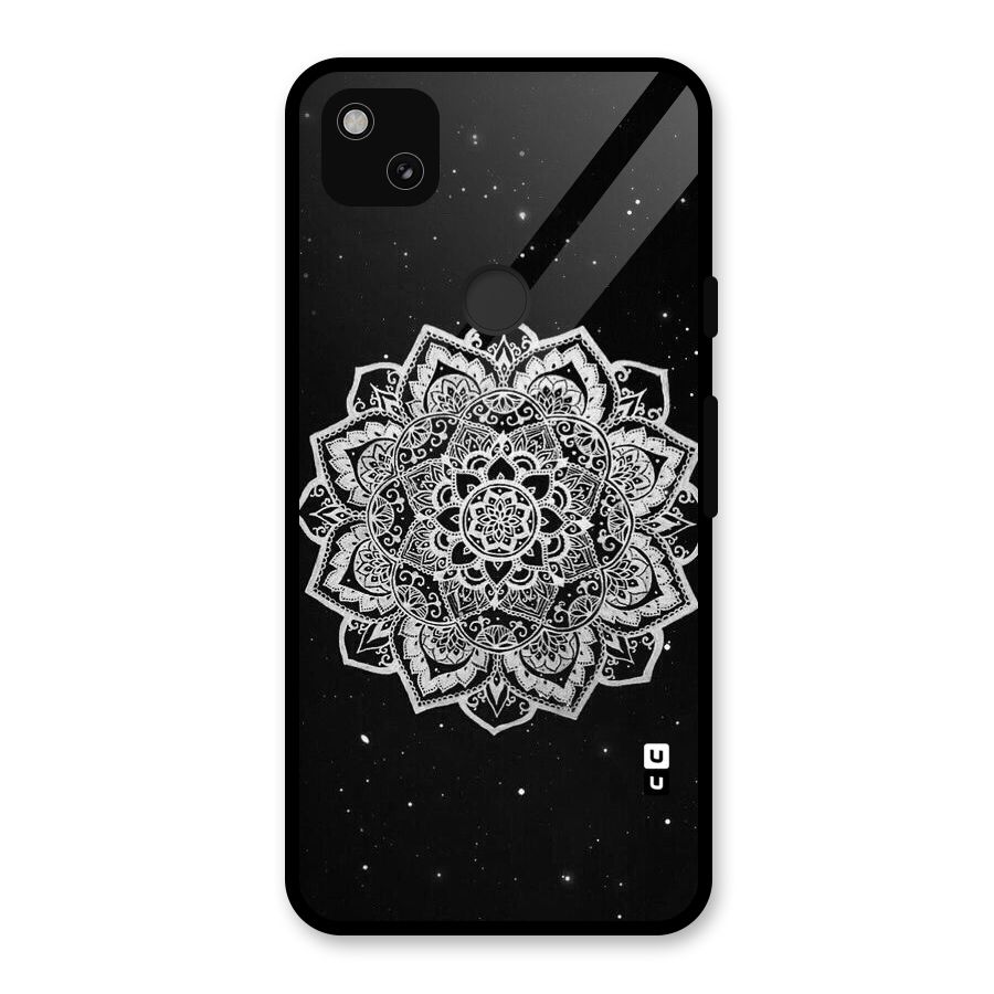 Beautiful Mandala Design Glass Back Case for Google Pixel 4a