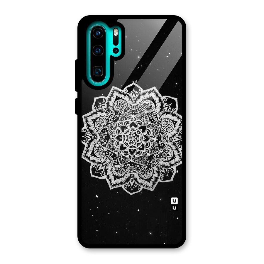 Beautiful Mandala Design Glass Back Case for Huawei P30 Pro