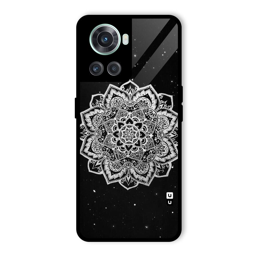 Beautiful Mandala Design Glass Back Case for OnePlus 10R