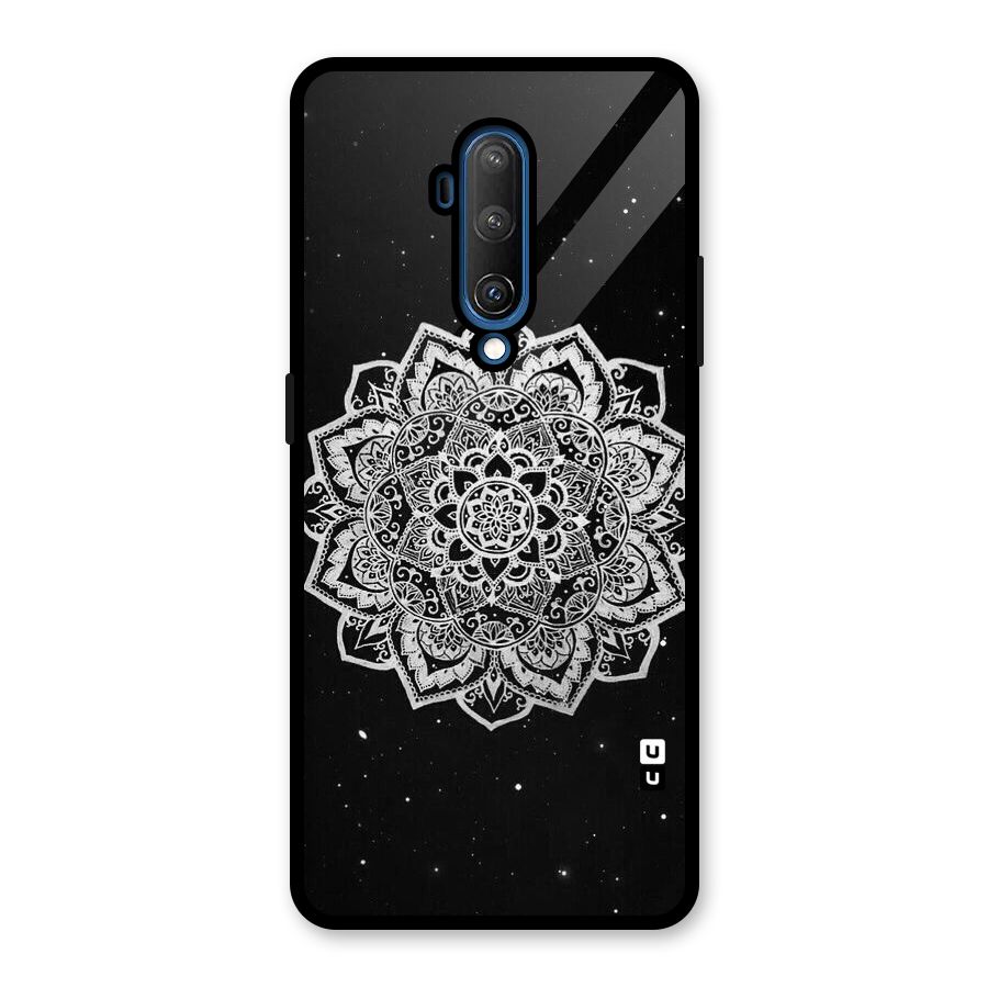 Beautiful Mandala Design Glass Back Case for OnePlus 7T Pro