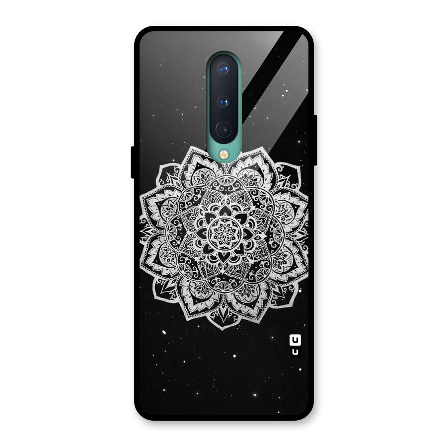 Beautiful Mandala Design Glass Back Case for OnePlus 8