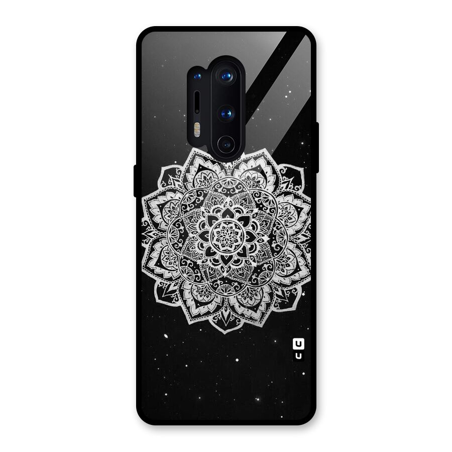 Beautiful Mandala Design Glass Back Case for OnePlus 8 Pro