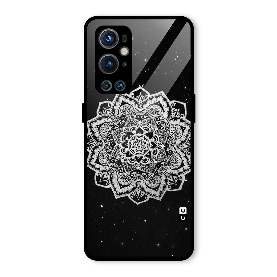 Beautiful Mandala Design Glass Back Case for OnePlus 9 Pro