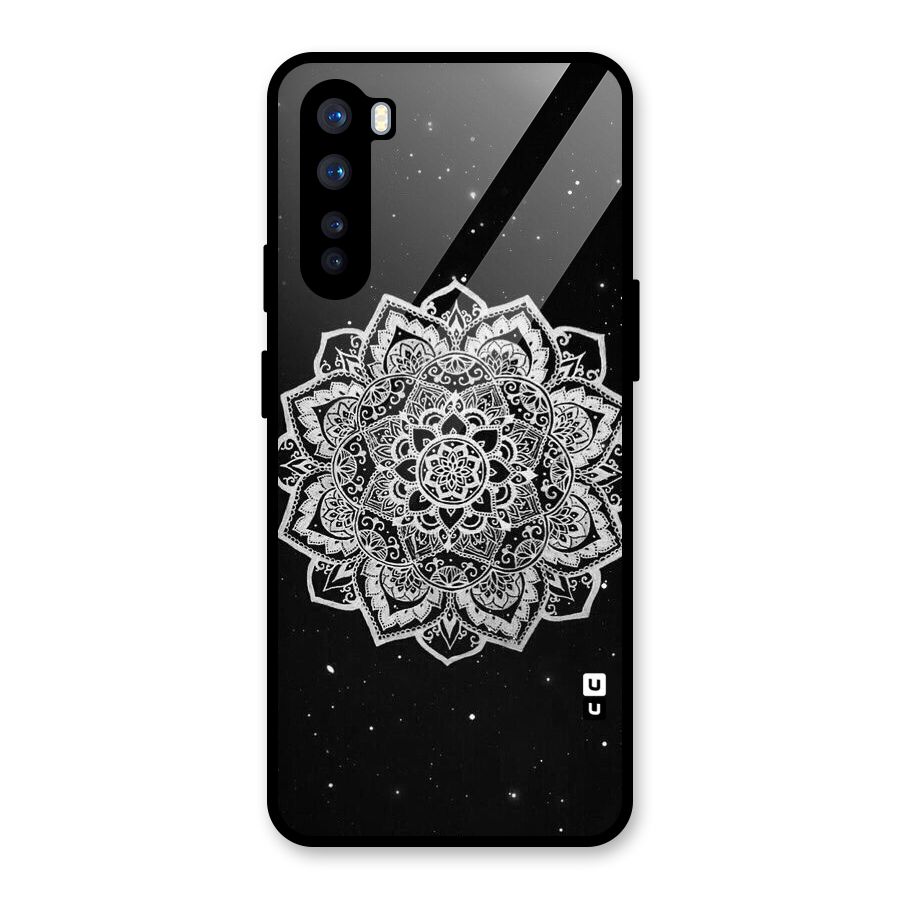 Beautiful Mandala Design Glass Back Case for OnePlus Nord