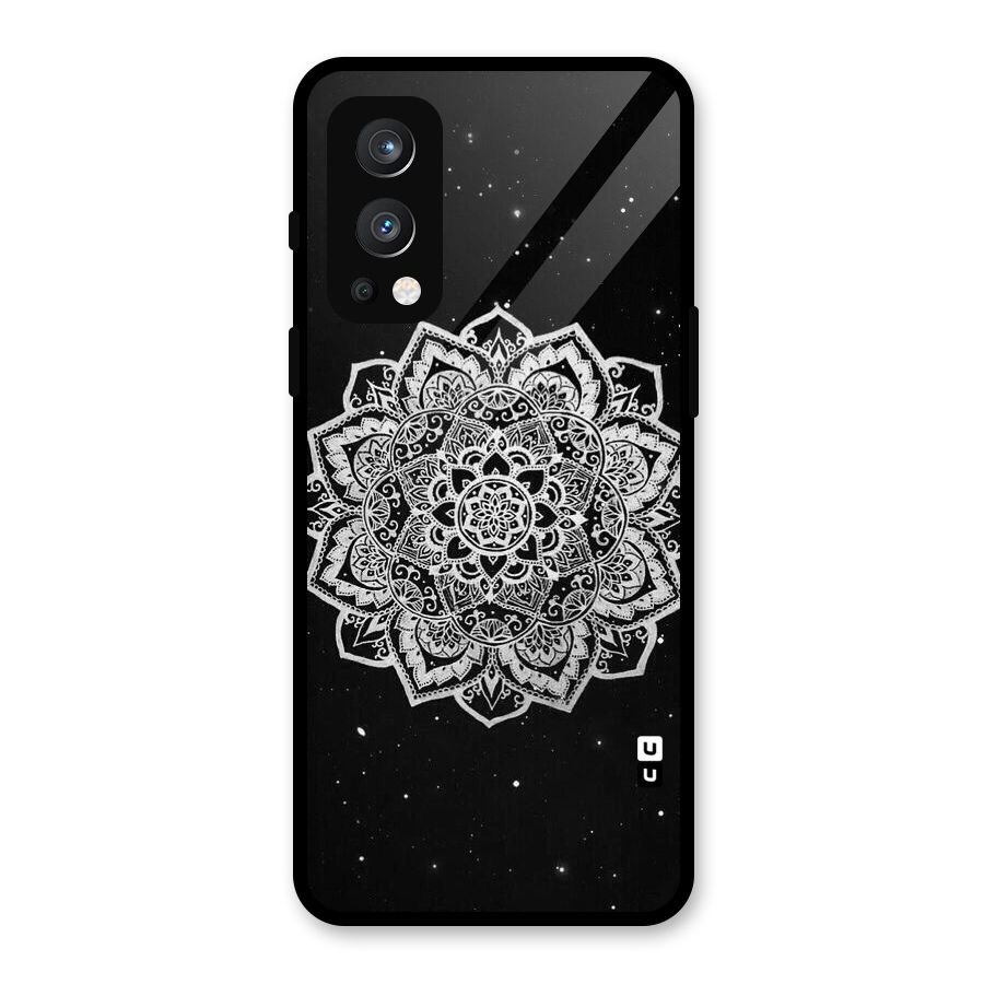 Beautiful Mandala Design Glass Back Case for OnePlus Nord 2 5G