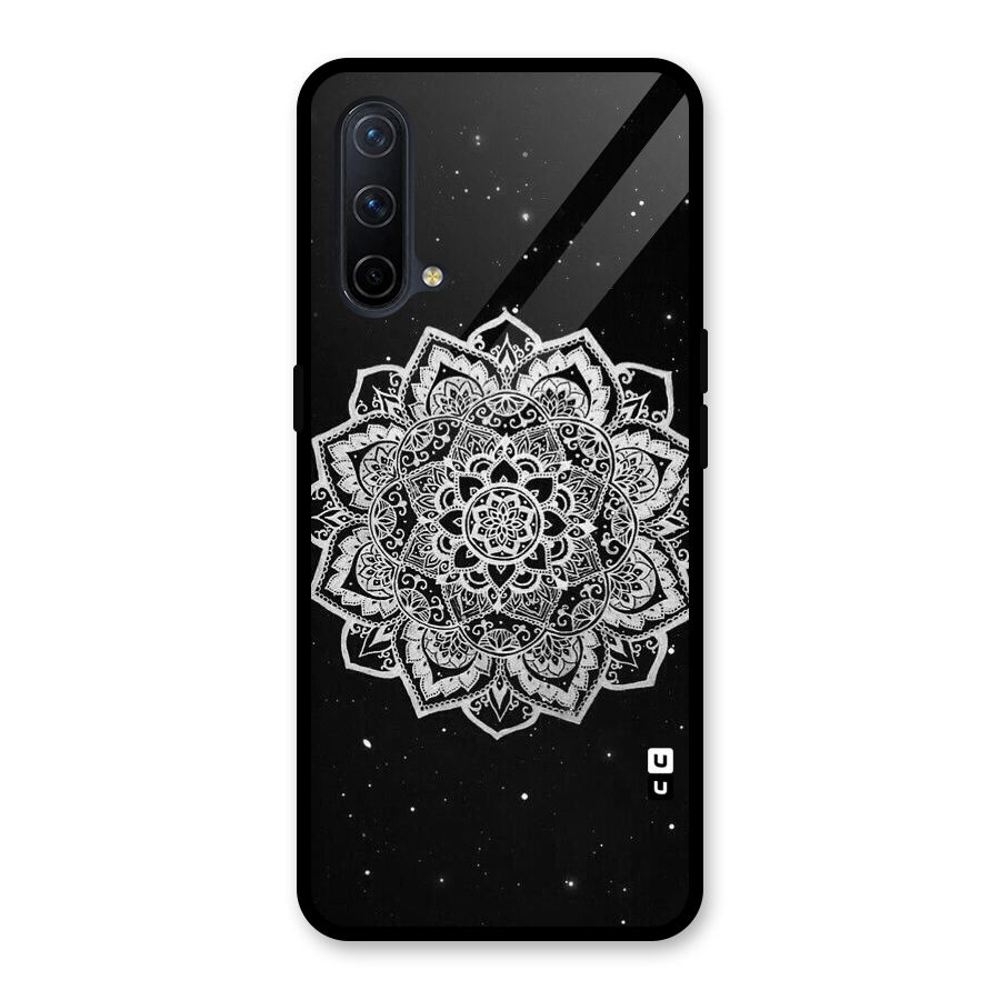 Beautiful Mandala Design Glass Back Case for OnePlus Nord CE 5G