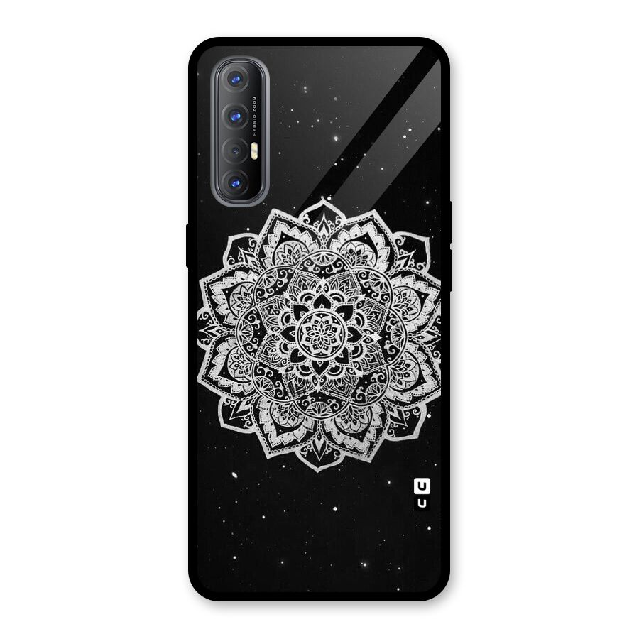 Beautiful Mandala Design Glass Back Case for Oppo Reno3 Pro
