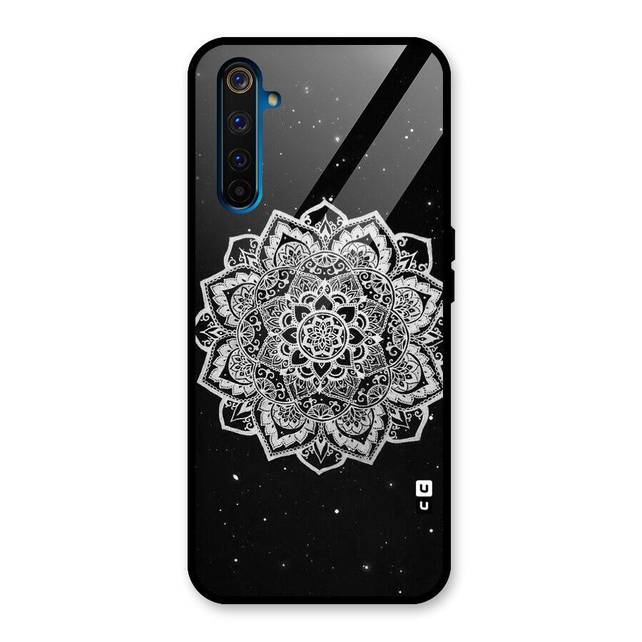 Beautiful Mandala Design Glass Back Case for Realme 6 Pro
