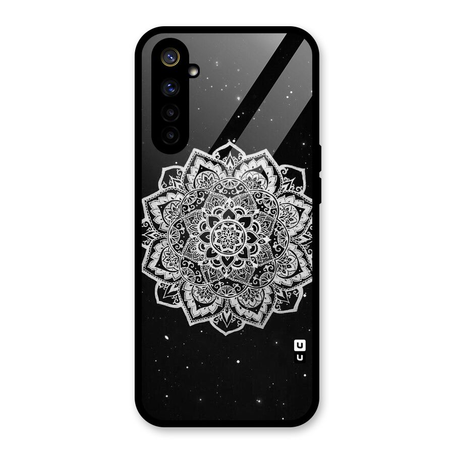 Beautiful Mandala Design Glass Back Case for Realme 6i