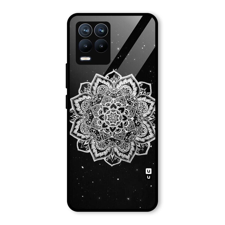 Beautiful Mandala Design Glass Back Case for Realme 8 Pro