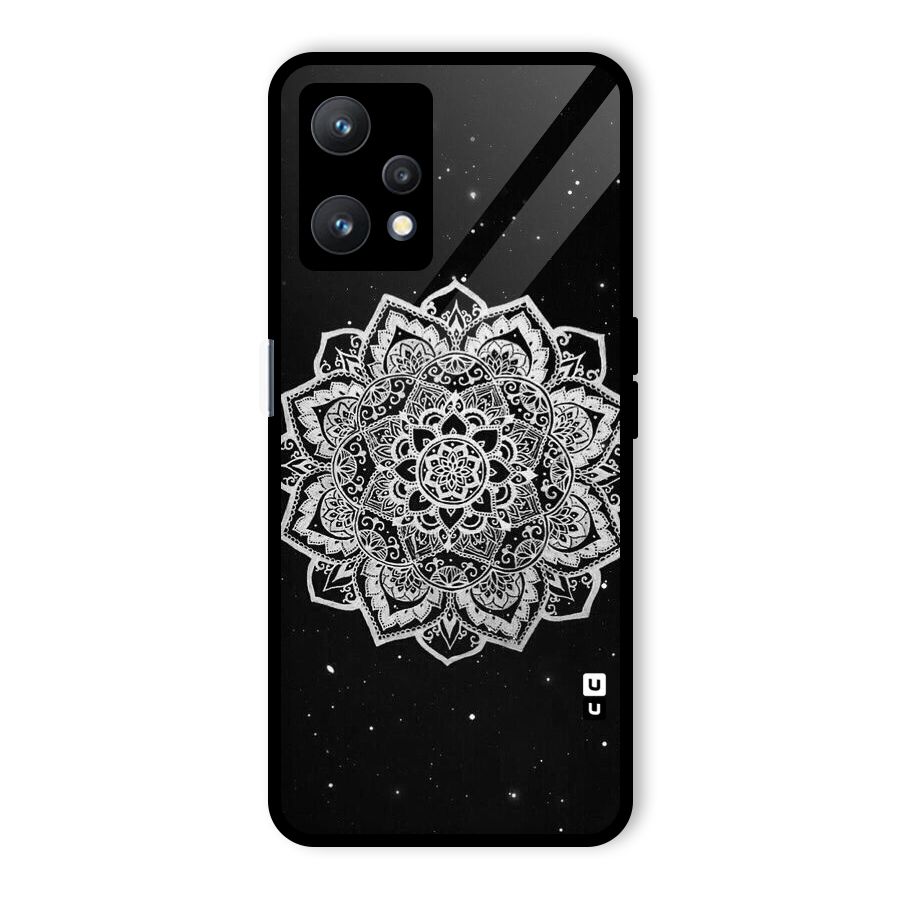 Beautiful Mandala Design Glass Back Case for Realme 9 Pro 5G