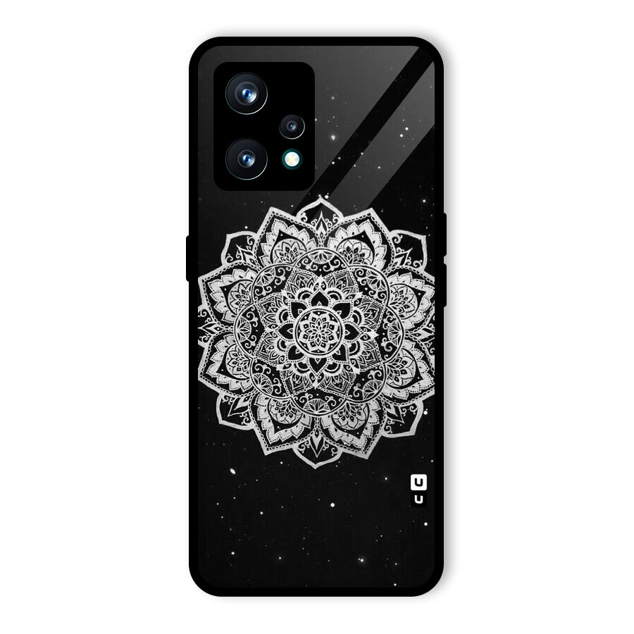 Beautiful Mandala Design Glass Back Case for Realme 9 Pro Plus 5G