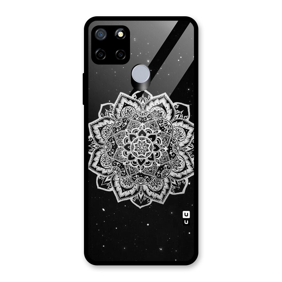 Beautiful Mandala Design Glass Back Case for Realme Narzo 20