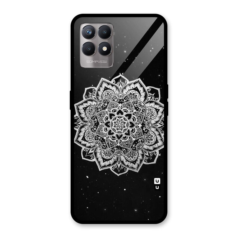 Beautiful Mandala Design Glass Back Case for Realme Narzo 50