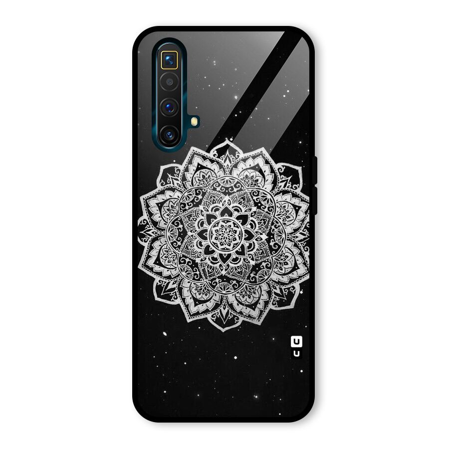 Beautiful Mandala Design Glass Back Case for Realme X3 SuperZoom