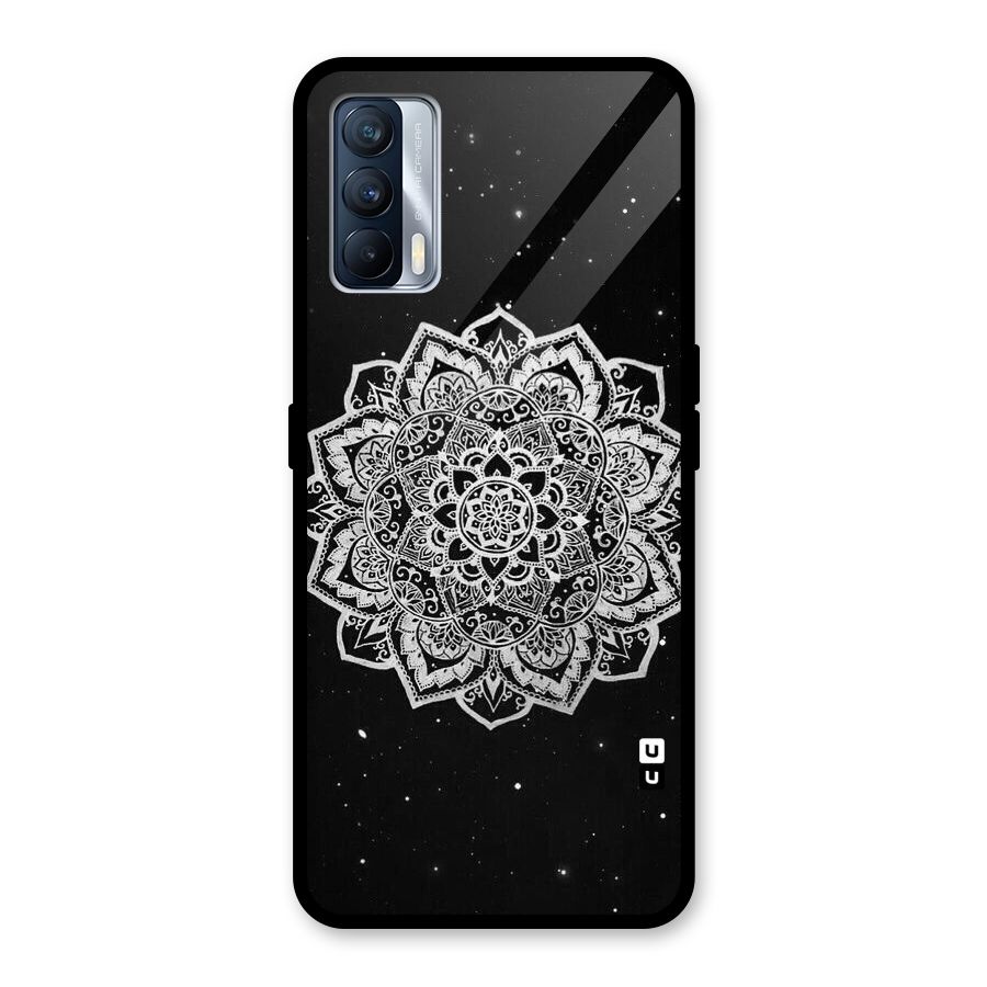 Beautiful Mandala Design Glass Back Case for Realme X7