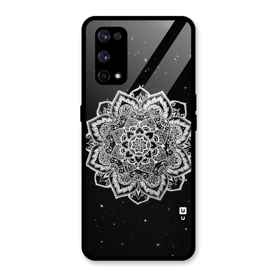 Beautiful Mandala Design Glass Back Case for Realme X7 Pro