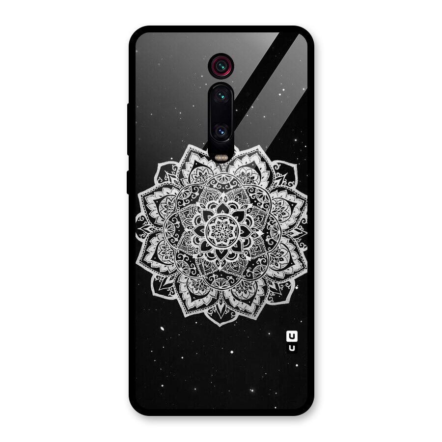 Beautiful Mandala Design Glass Back Case for Redmi K20