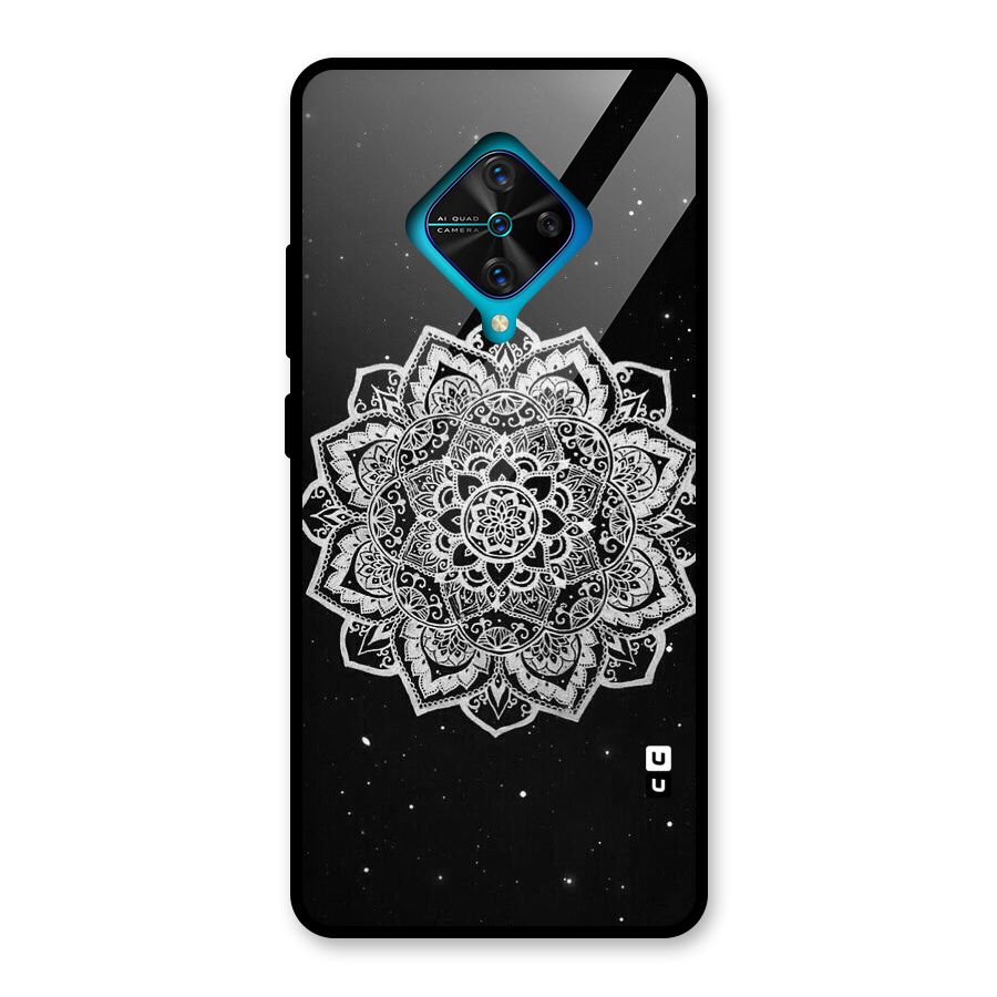 Beautiful Mandala Design Glass Back Case for Vivo S1 Pro