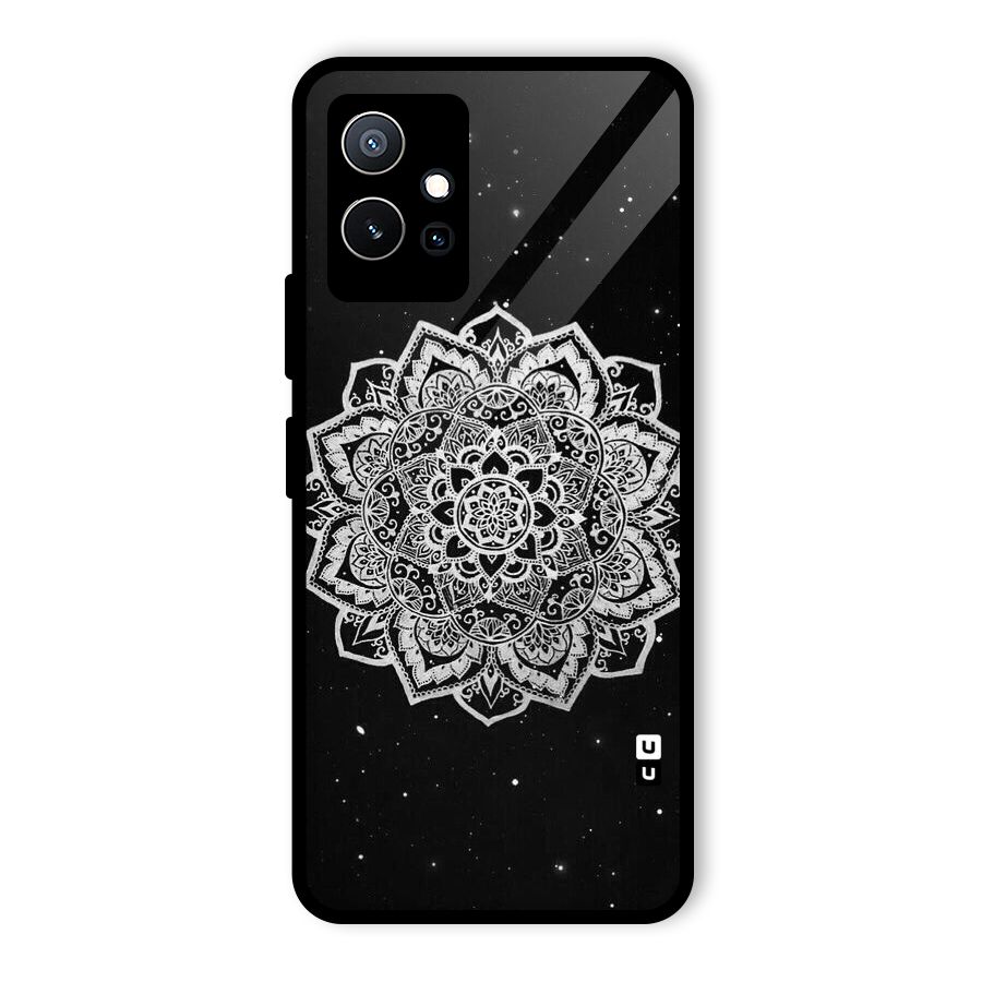 Beautiful Mandala Design Glass Back Case for Vivo Y75 5G