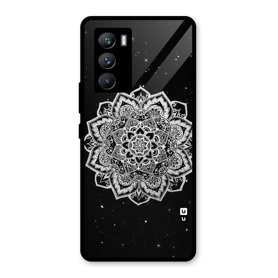 Beautiful Mandala Design Glass Back Case for Vivo iQOO 9 SE